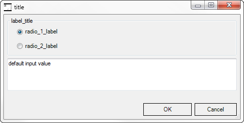 DBWradioinput