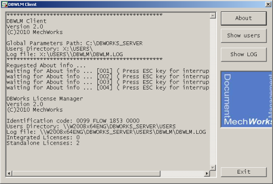 Licenses Manager Client