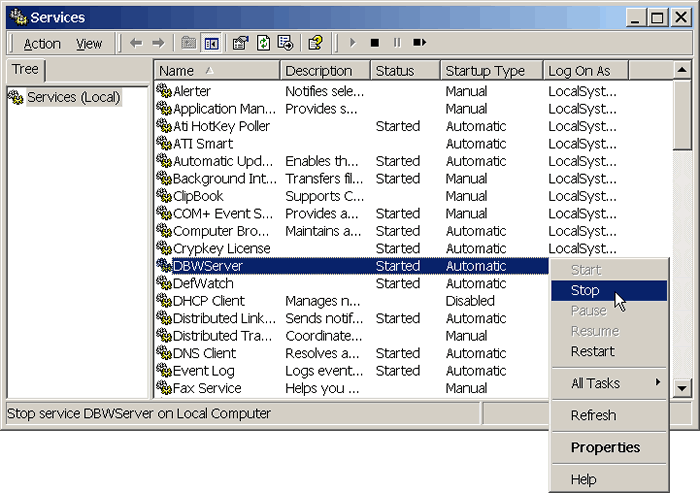 images_dbwserver_uninstall