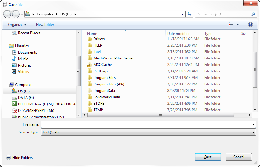 savefilename