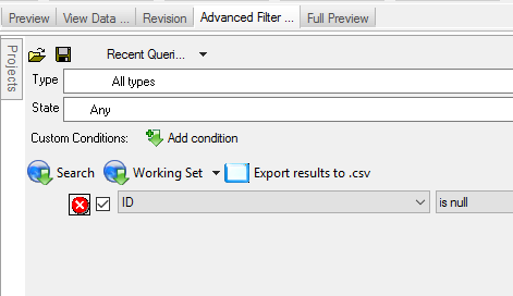 ShowAdvancedFilterInBrowser