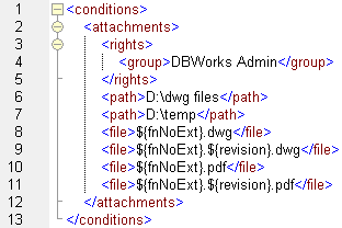 content of a simple definition file